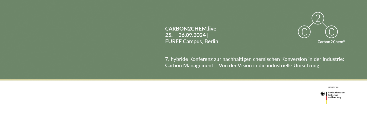 Carbon2Chem Konferenz Bühne