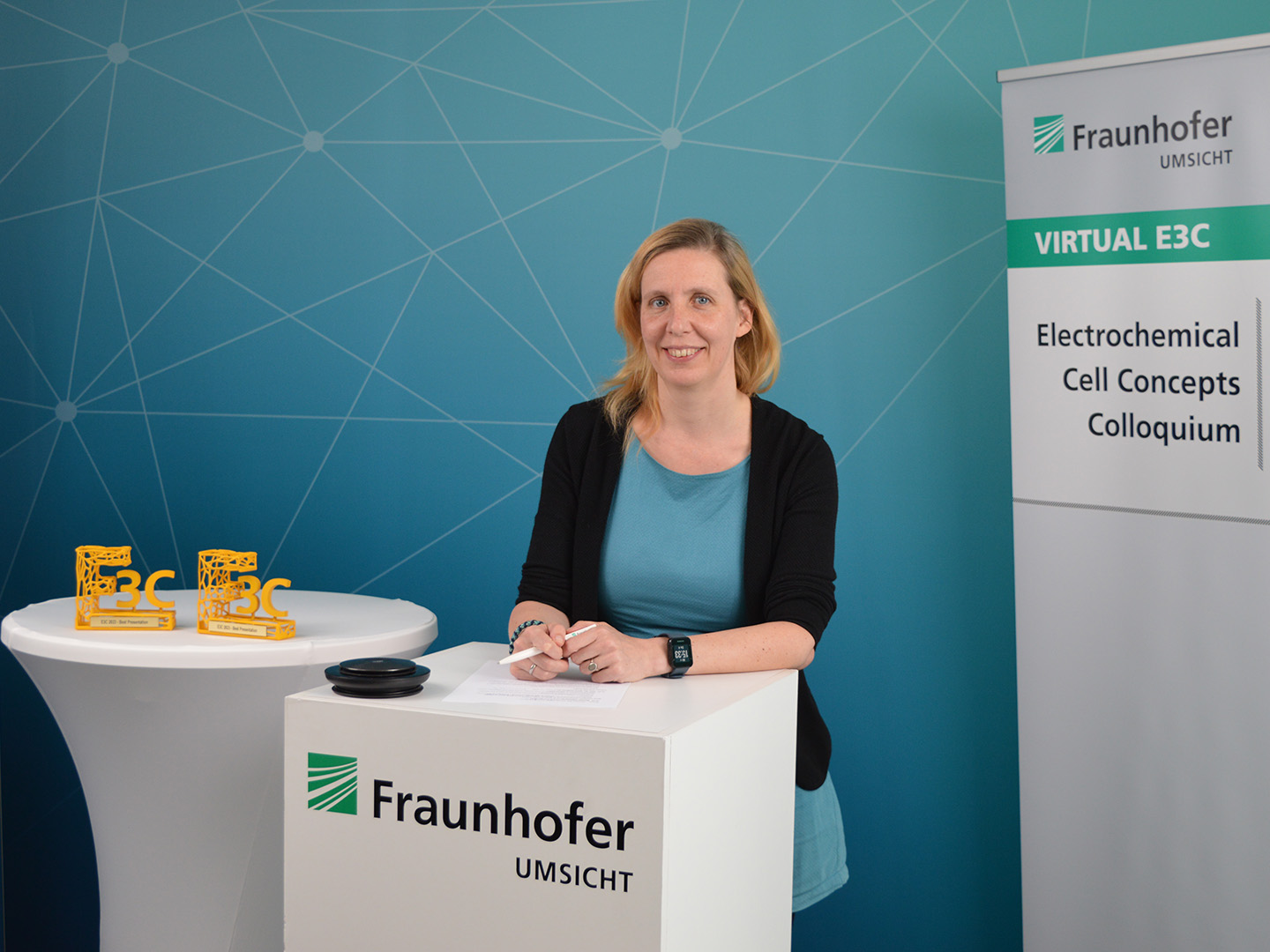 Prof. Dr.-Ing. Anna Grevé (Abteilungsleiterin Elektrochemische Energiespeicher am Fraunhofer UMSICHT).