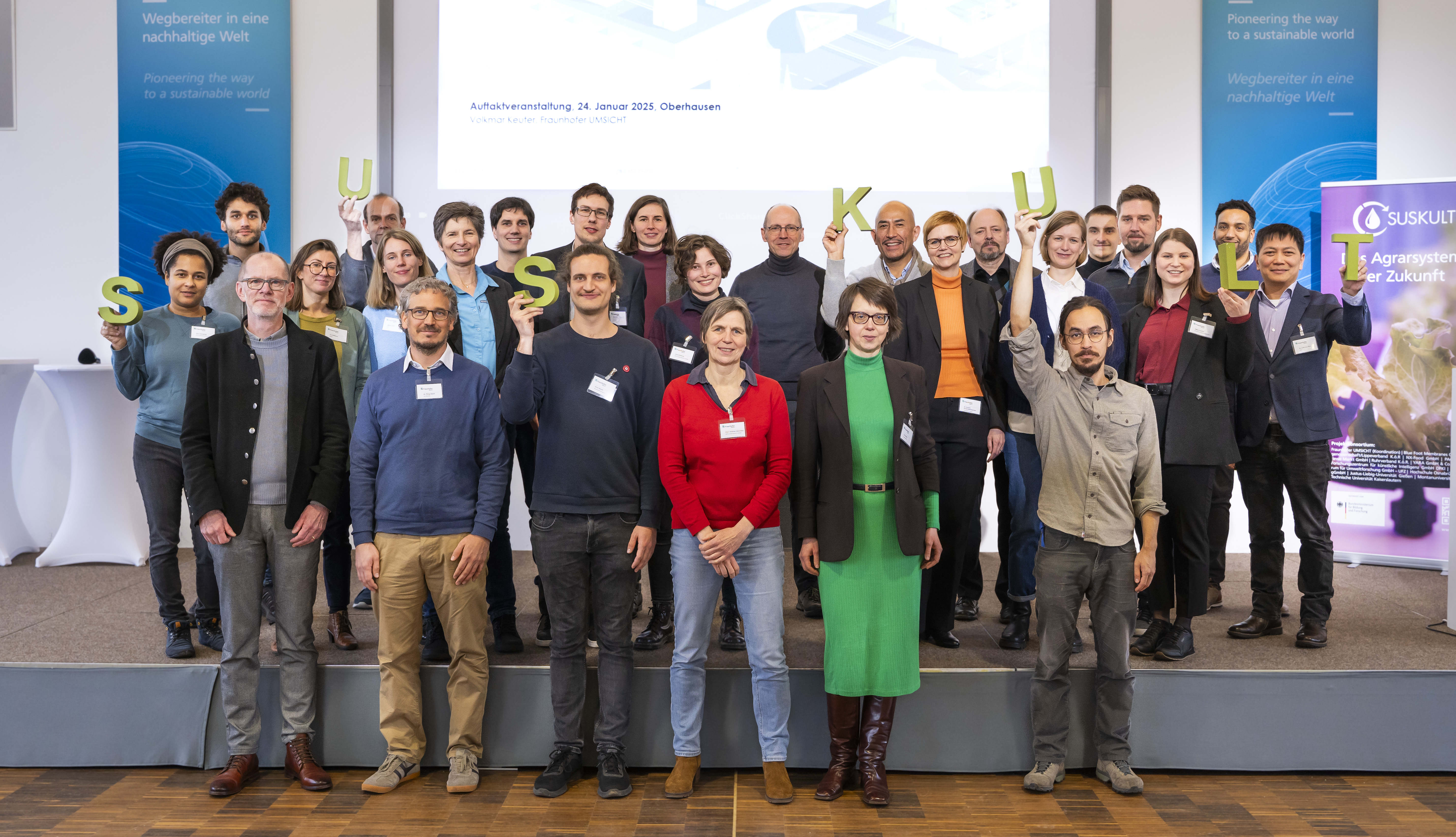 Das Projektkonsortium von SUSKULT 2.0 beim Kick-off in Oberhausen