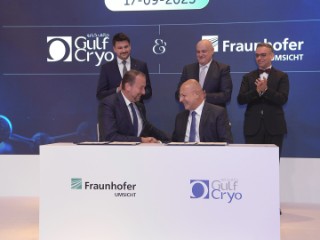 MuO signing between Gulf Cryo and Fraunhofer UMSICHT, Kuwait 2025